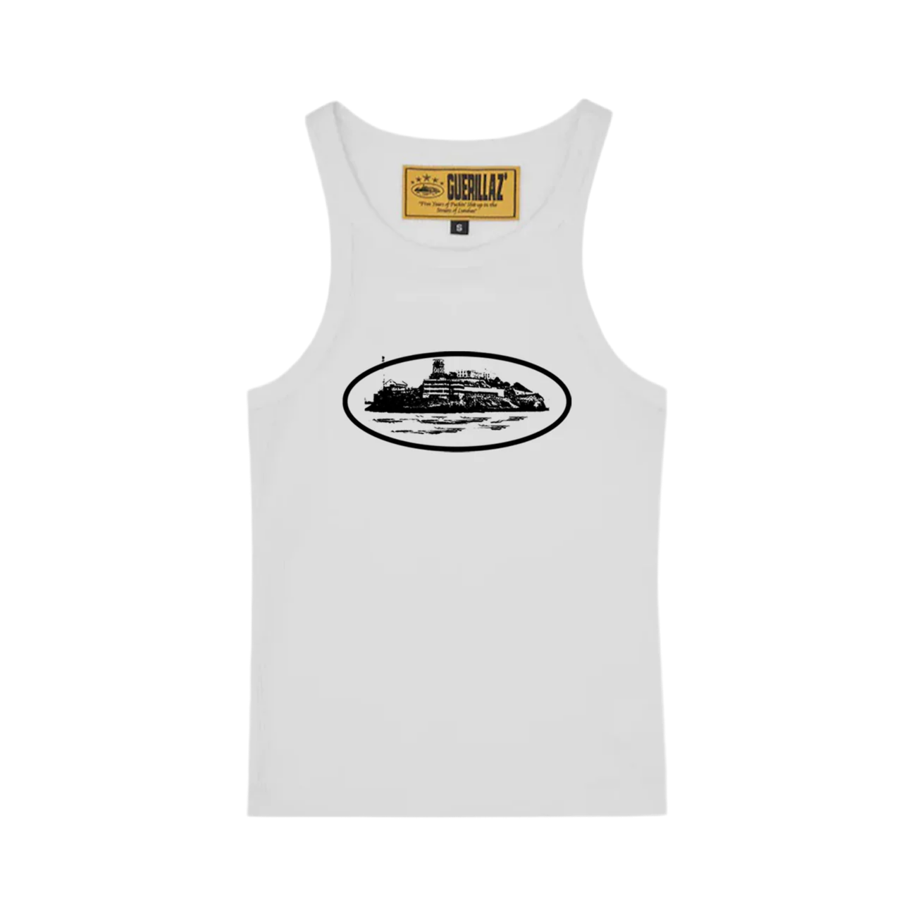 CORTEIZ ALCATRAZ TANK TOP ‘WHITE/BLACK’