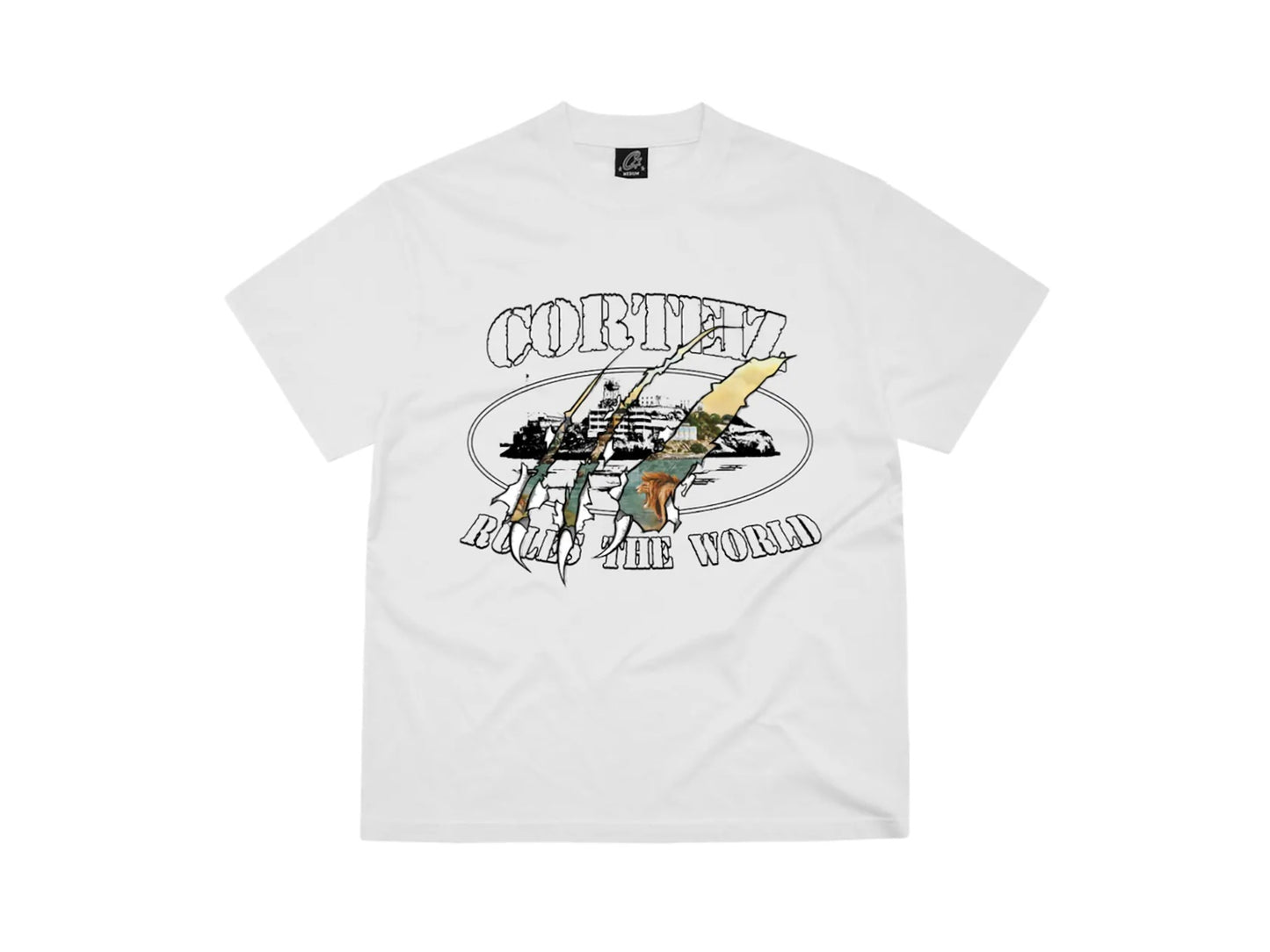 CORTEIZ ALCATRAZ CLAW TEE WHITE