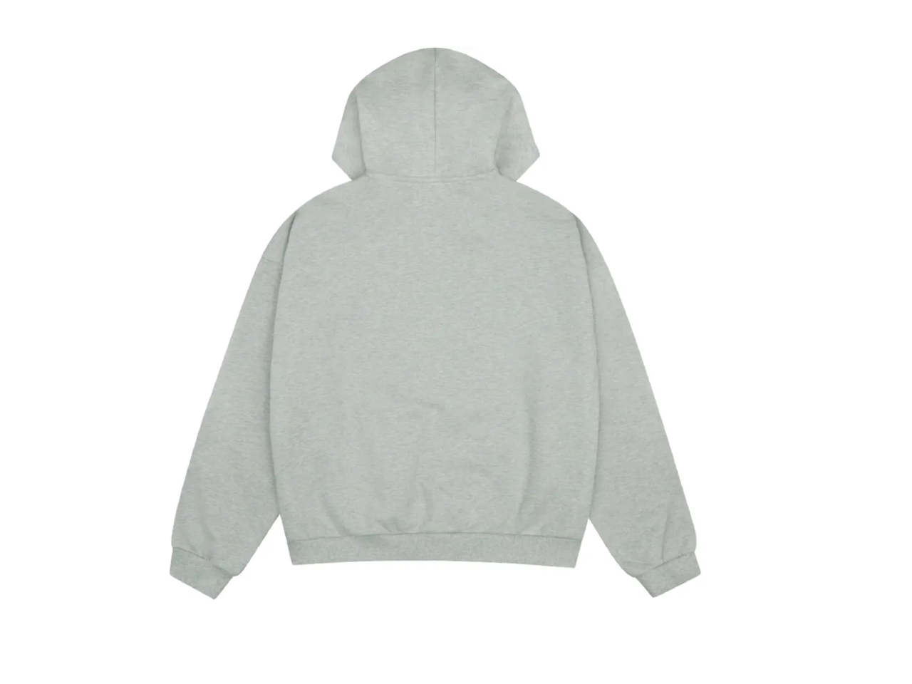 BROKEN PLANET ZIP UP HOODIE ASH HEATHER GREY