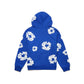 DENIM TEARS WREATH HOODIE ROYAL BLUE