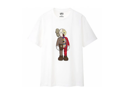 KAWS x UNIQLO FLAYED TEE WHITE