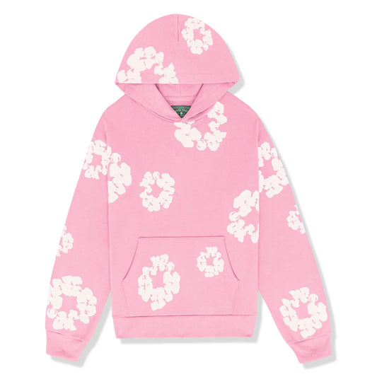 DENIM TEARS WREATH HOODIE PINK