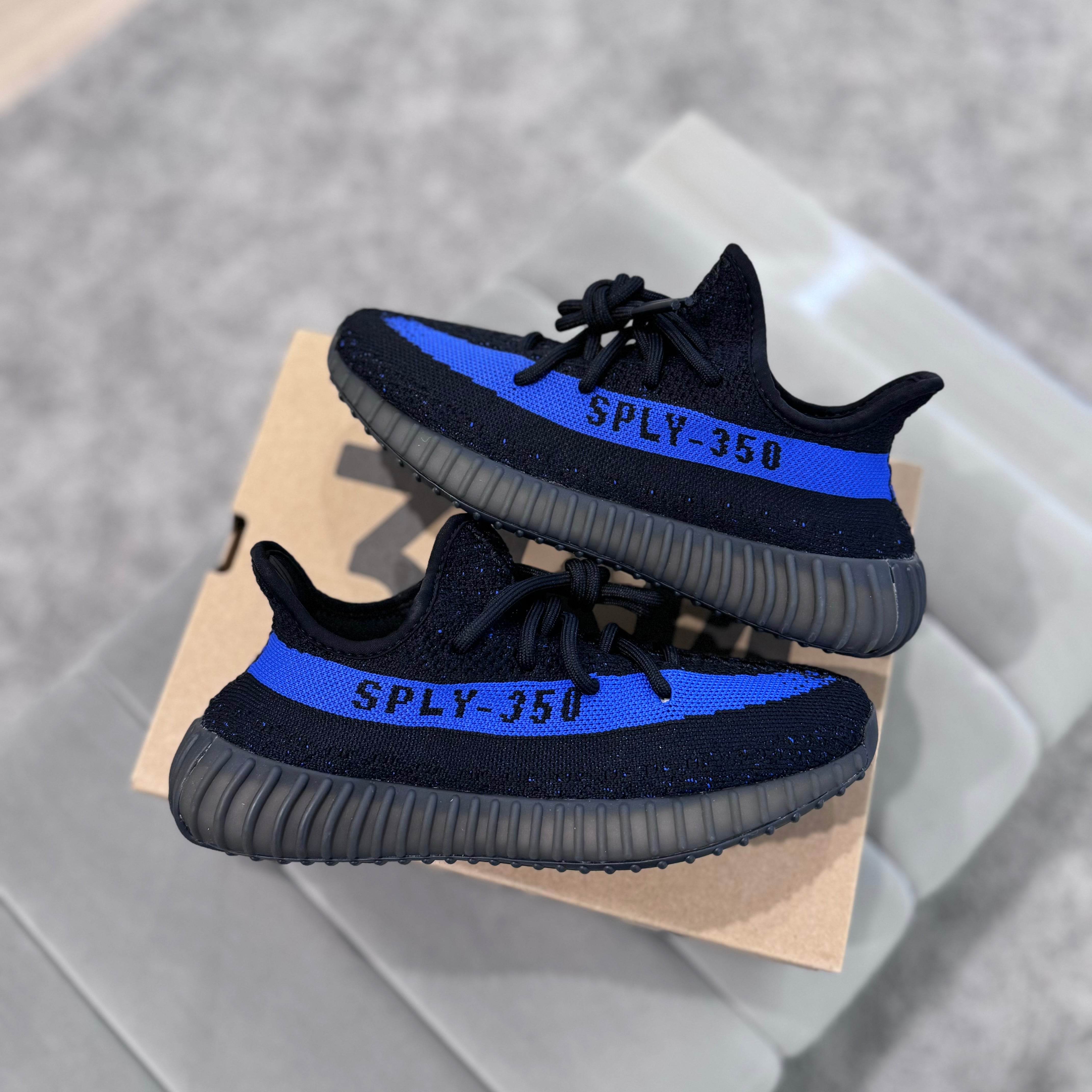 Royal shop blue yeezys