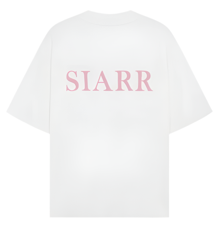 Siarr Puff Tee White Pink