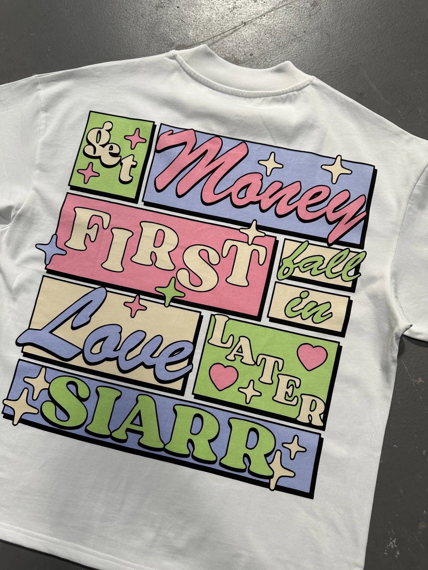 Siarr Get Money Tee White