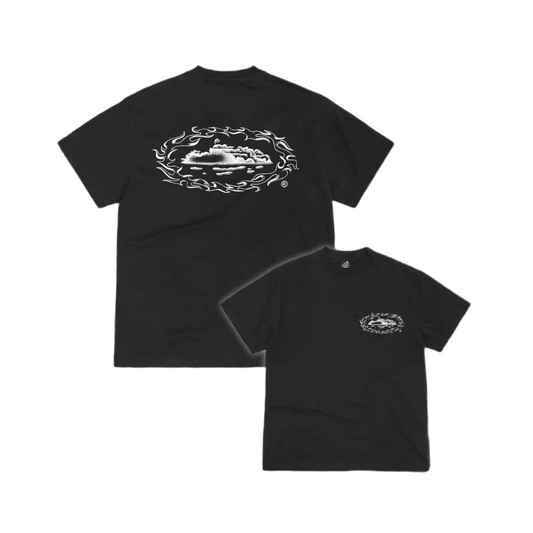 CORTEIZ FIREY ALCATRAZ TEE BLACK (NEW BLANK)