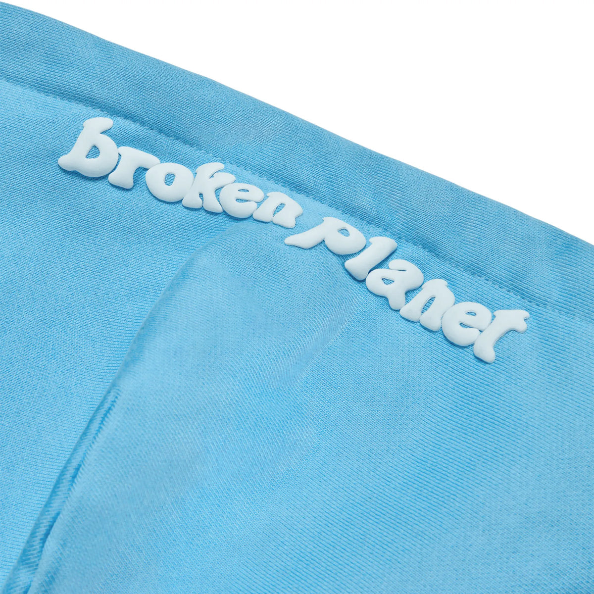 BROKEN PLANET ZIP UP HOODIE LIGHT BLUE