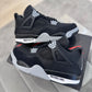 JORDAN 4 'BLACK CANVAS'