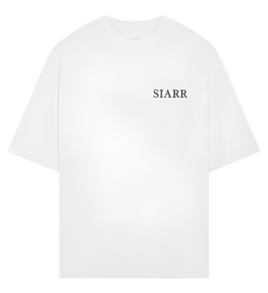 Siarr Puff Tee White Black