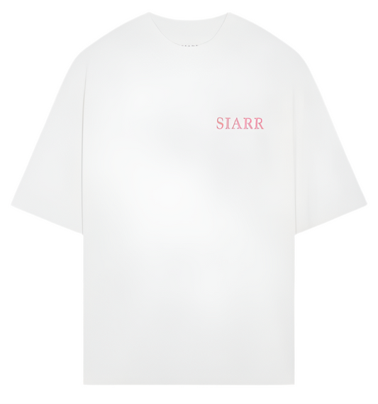 Siarr Puff Tee White Pink