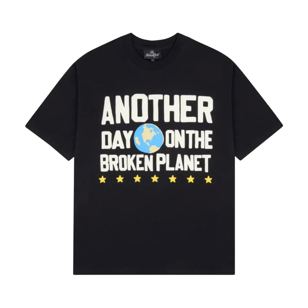 BROKEN PLANET ANOTHER DAY TEE MIDNIGHT BLACK