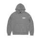 CORTEIZ ISLAND PUFF PRINT ZIP UP HOODIE GREY