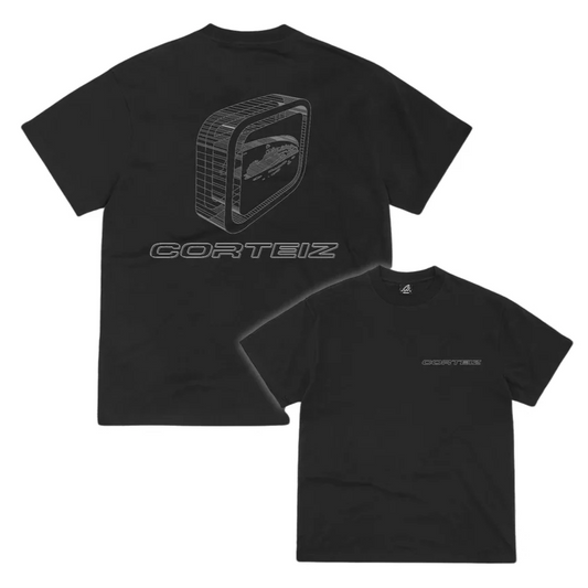 CORTEIZ BLUEPRINT TEE BLACK (NEW BLANK)