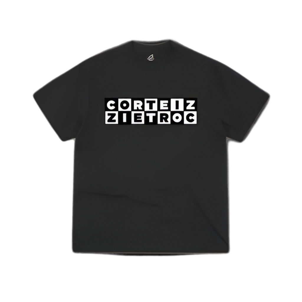 CORTEIZ CARTOON TEE BLACK (NEW BLANK)