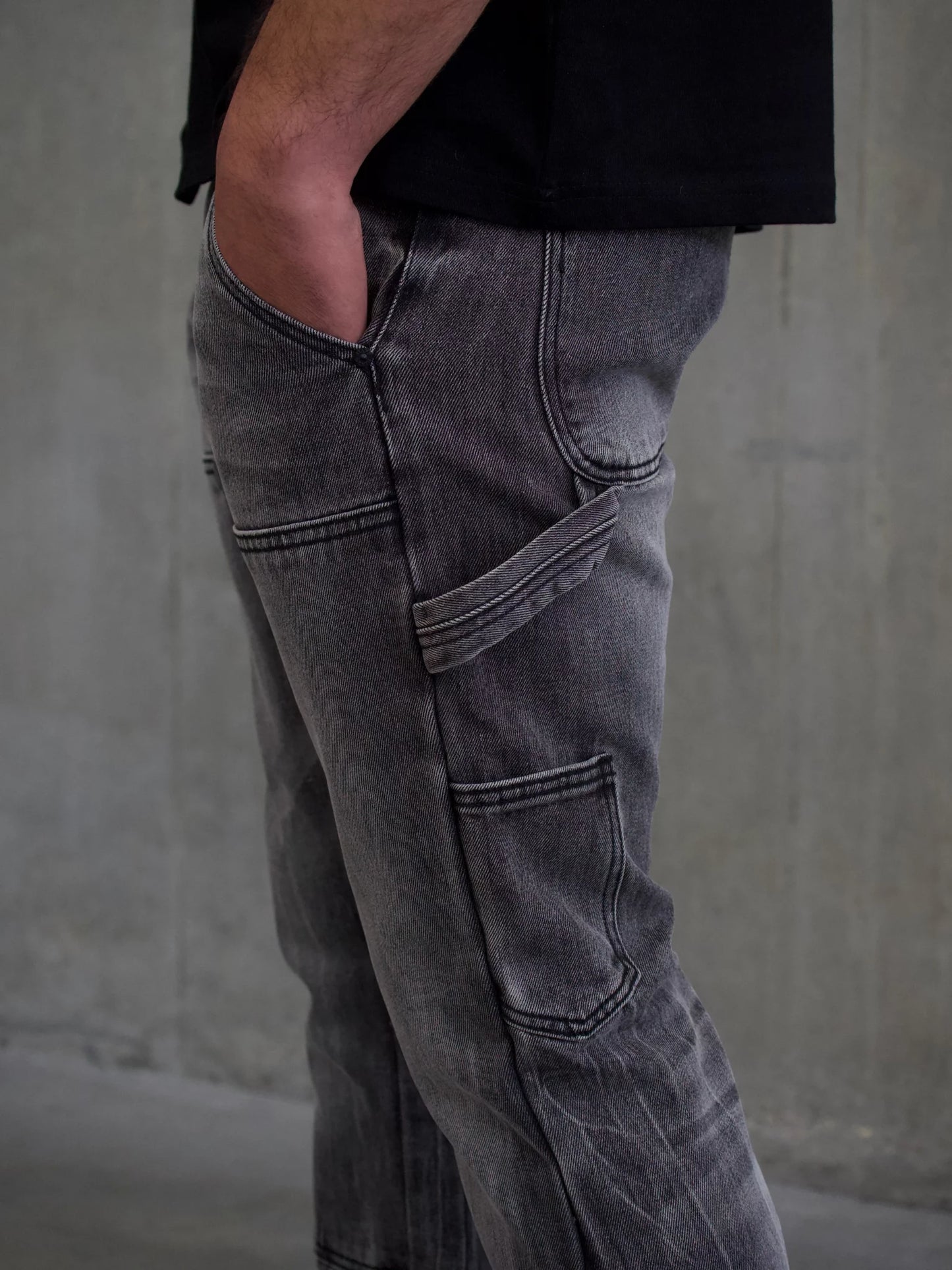 Siarr Carpenter Jeans Dark Grey