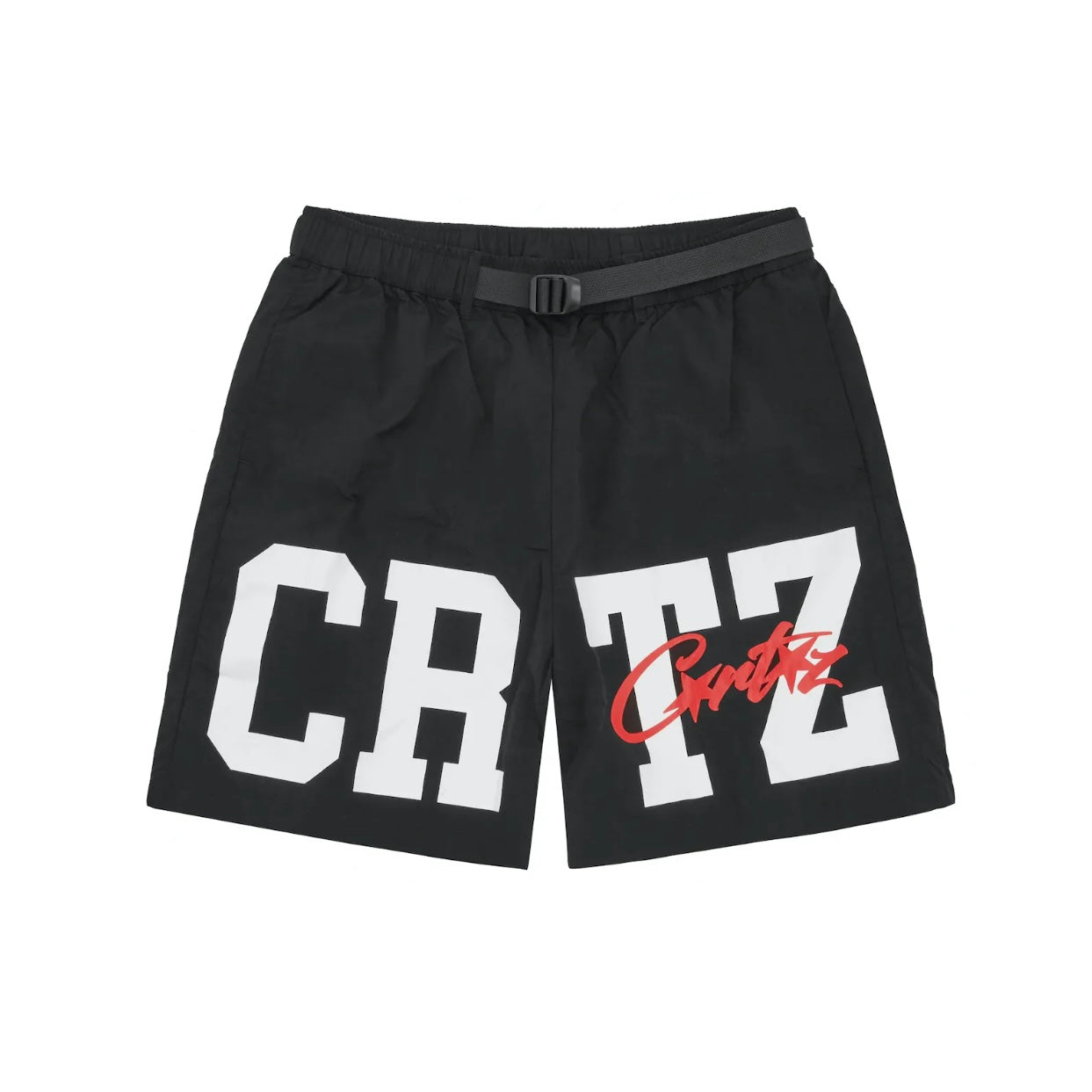 CORTEIZ NYLON CRTZ SHORTS BLACK – Empire Glasgow