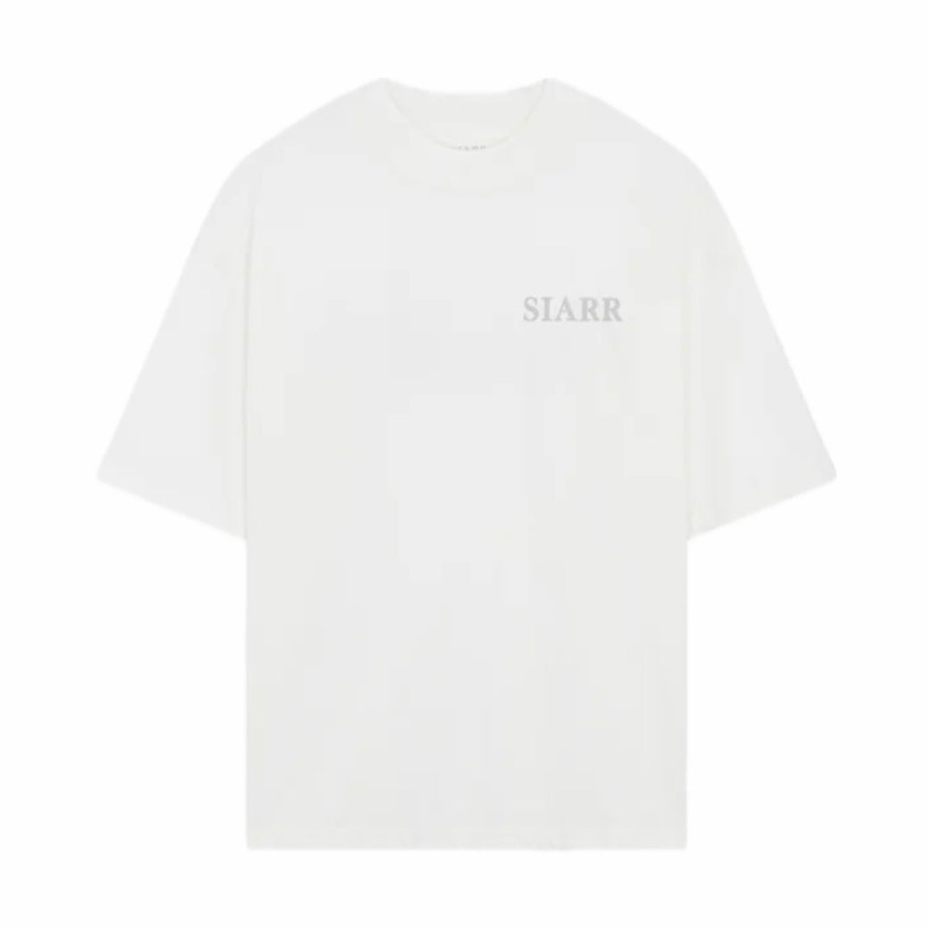 Siarr Puff Tee White Grey