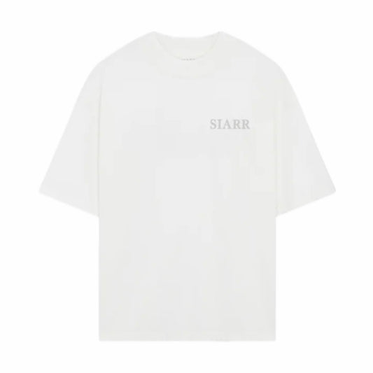 Siarr Puff Tee White Grey