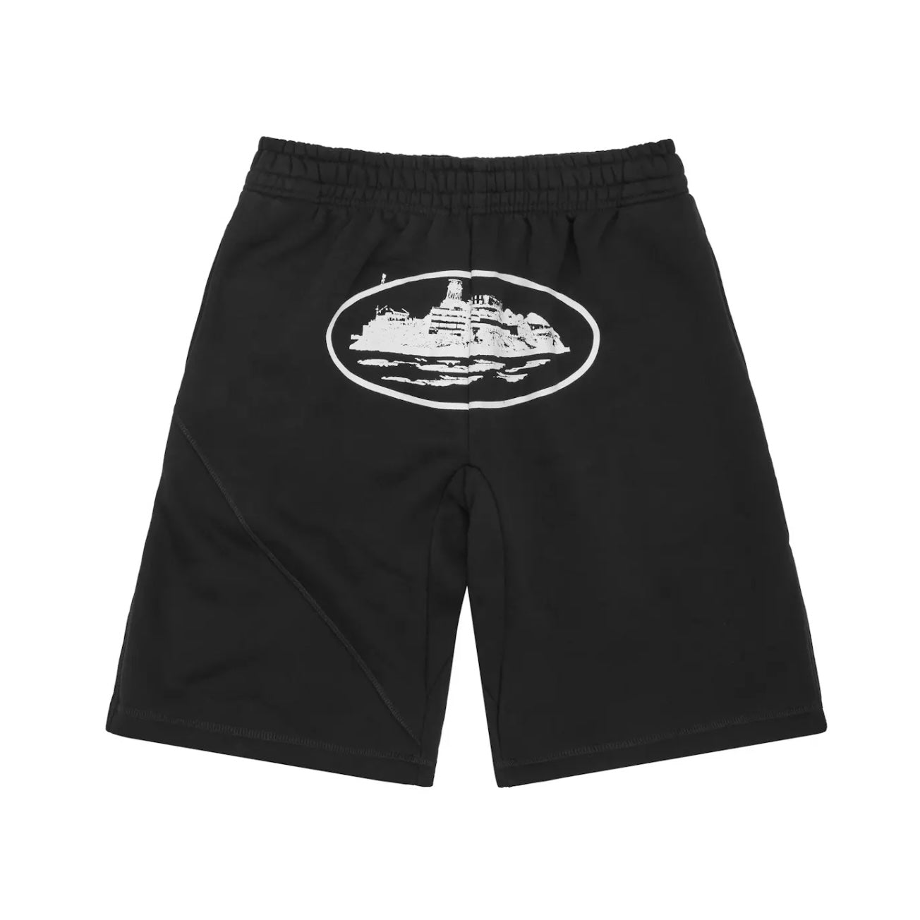 CORTEIZ ALCATRAZ COTTON SHORTS BLACK