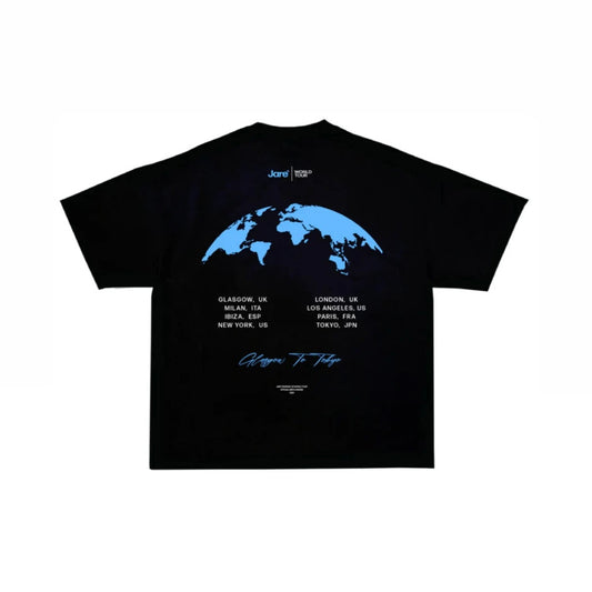 JARE WORLD TOUR TEE BLACK