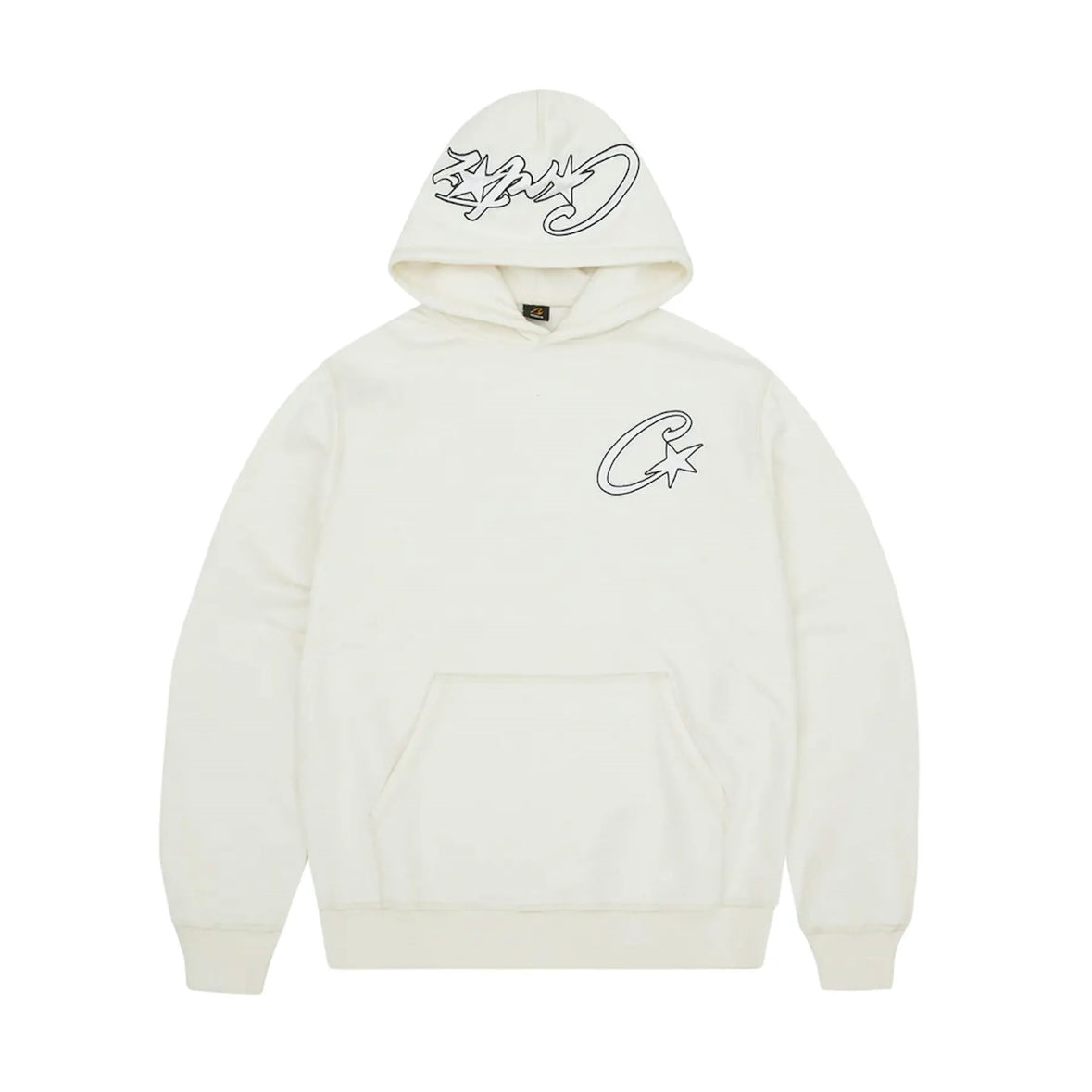 CORTEIZ C STAR SATIN HOODIE CREAM