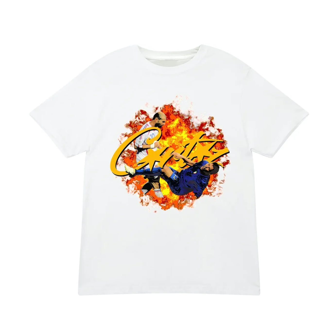 CORTEIZ ZIDANE TEE WHITE