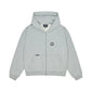 BROKEN PLANET SUN ZIP UP HOODIE ‘HEATHER GREY’