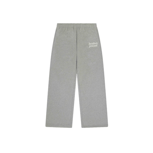 BROKEN PLANET WIDE LEG SWEATPANTS HEATHER GREY