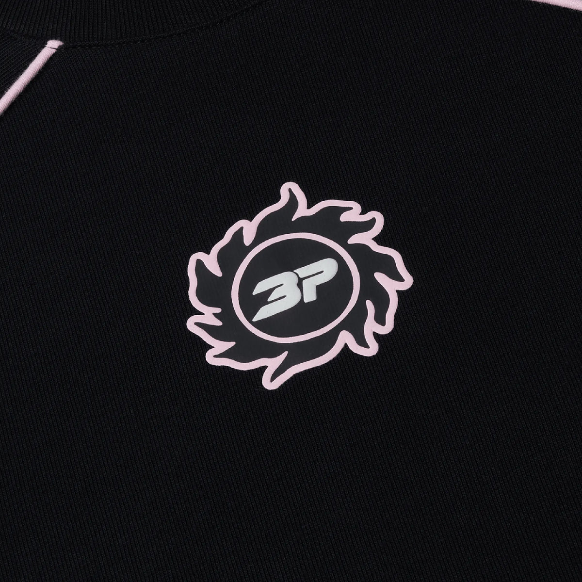 BROKEN PLANET PERFORMANCE JERSEY TEE BLACK PINK