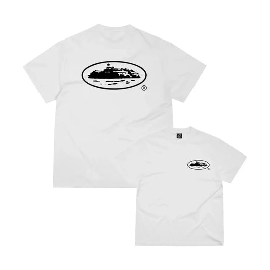 CORTEIZ OG ISLAND TEE WHITE (NEW BLANK)