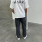 Siarr Puff Tee White Black