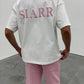 Siarr Puff Tee White Pink