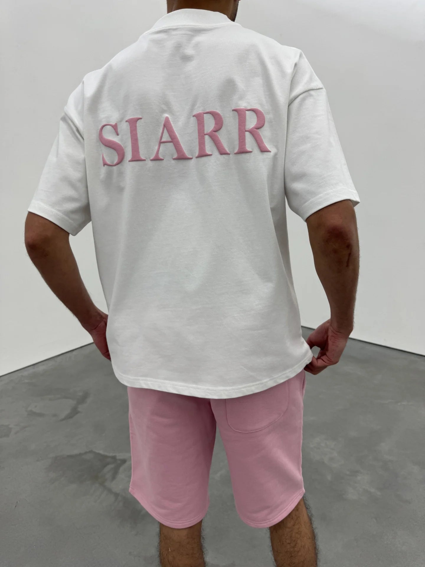 Siarr Puff Tee White Pink