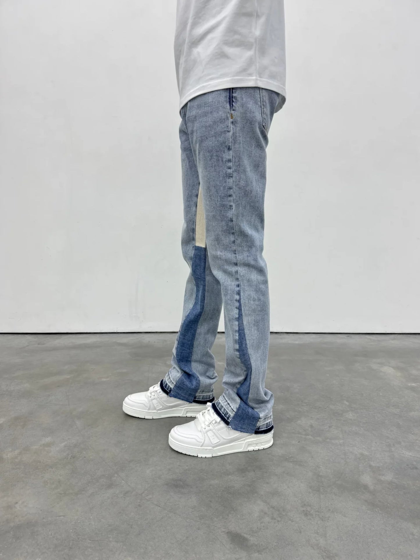 Siarr Flared Jeans Blue Denim