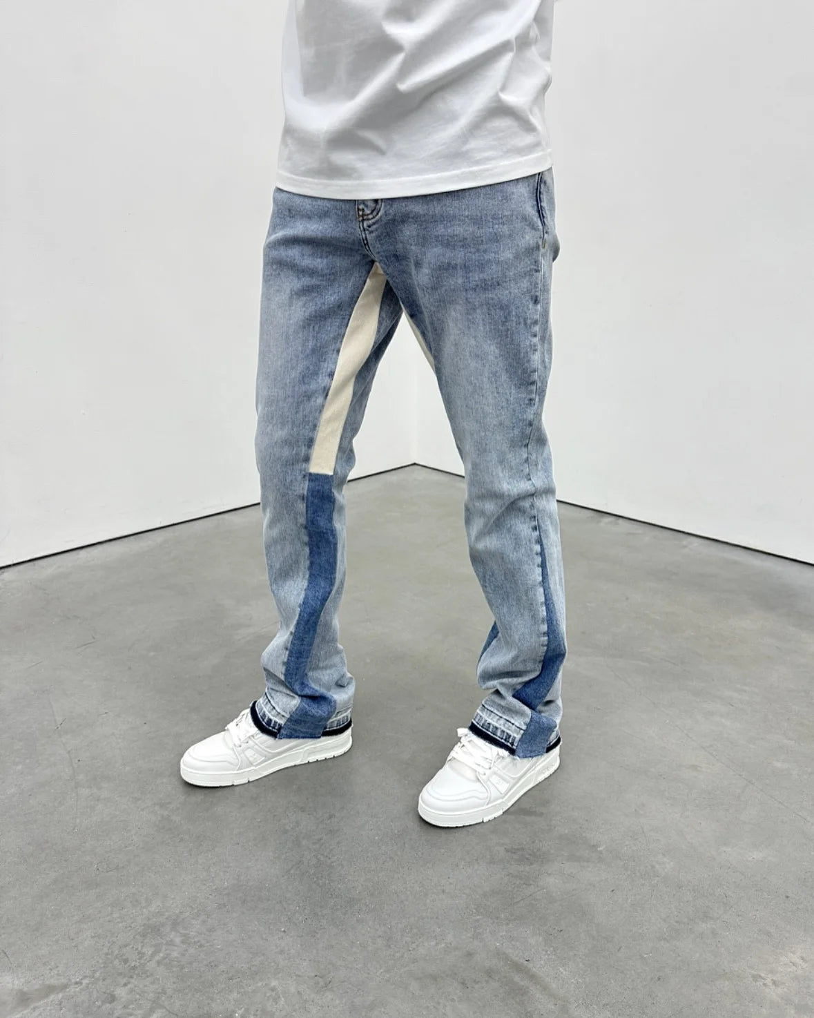 Siarr Flared Jeans Blue Denim