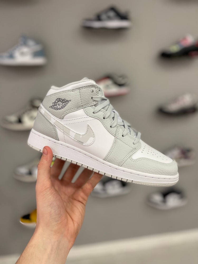 Air jordan shop 1 grey camo