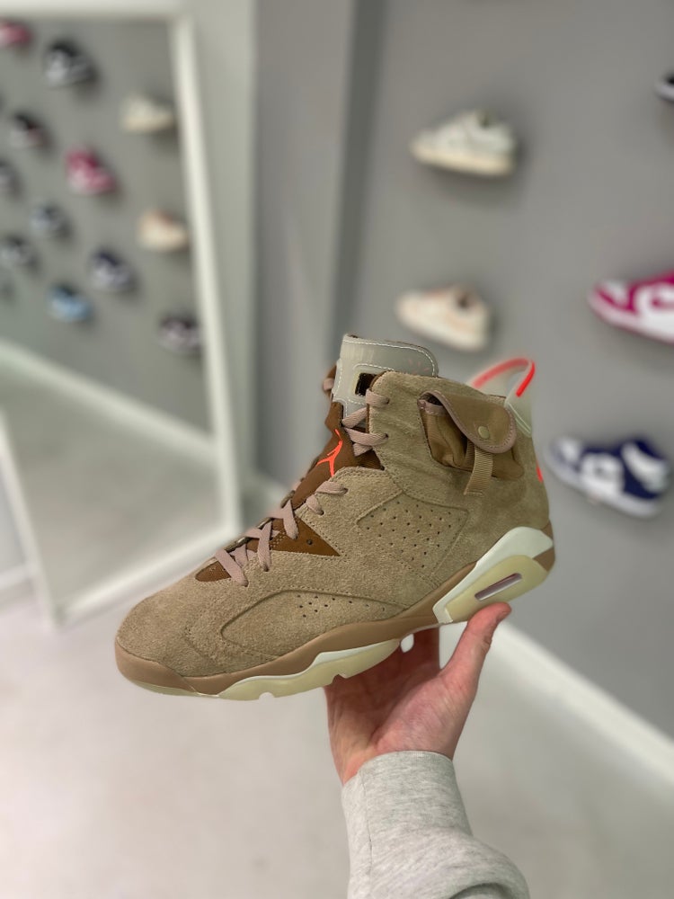 TRAVIS SCOTT JORDAN 6 BRITISH KHAKI Empire Glasgow